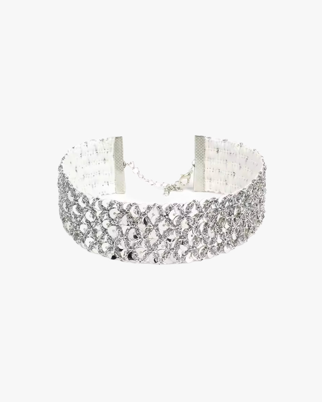 ADELINE CHOKER - SILVER